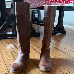 Born Dark Brown Over the Knee Boots